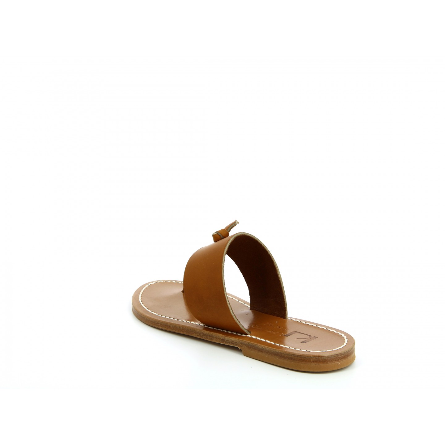 K.JACQUES WOURI Sandales Plates Cuir Pul Naturel