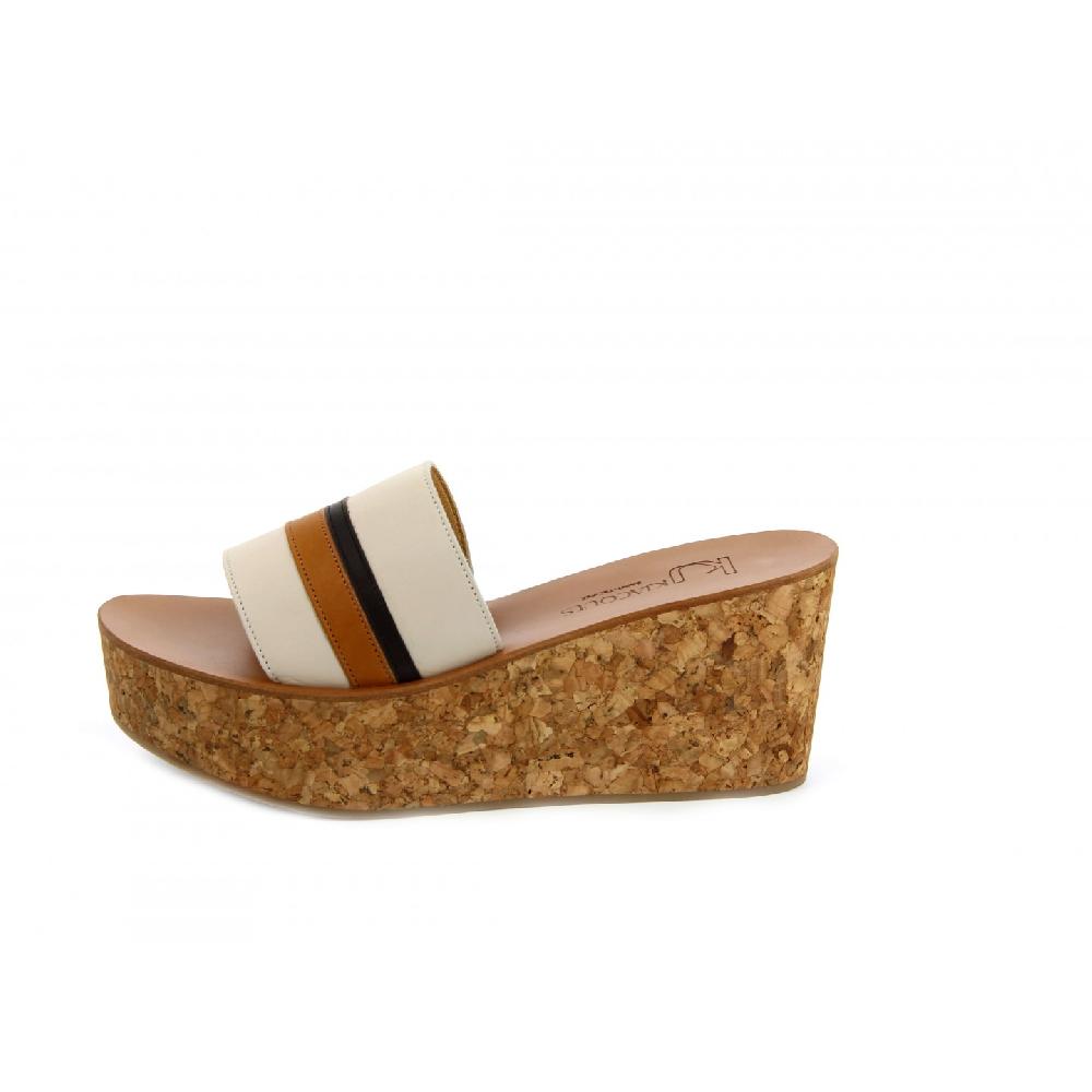 K.JACQUES YSIA Sandales Compensées Combi Pul Linen