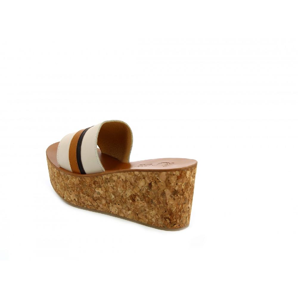 K.JACQUES YSIA Sandales Compensées Combi Pul Linen