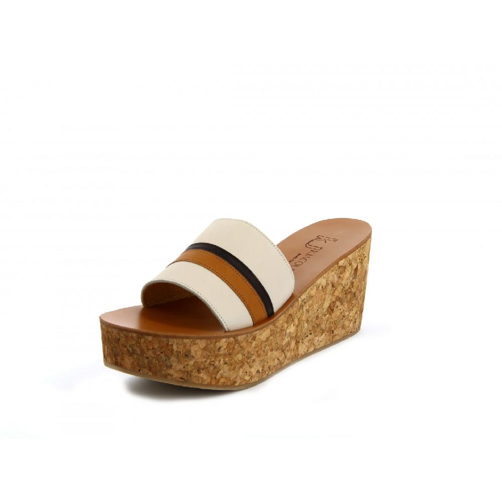 K.JACQUES YSIA Sandales compensées Combi Pul Linen