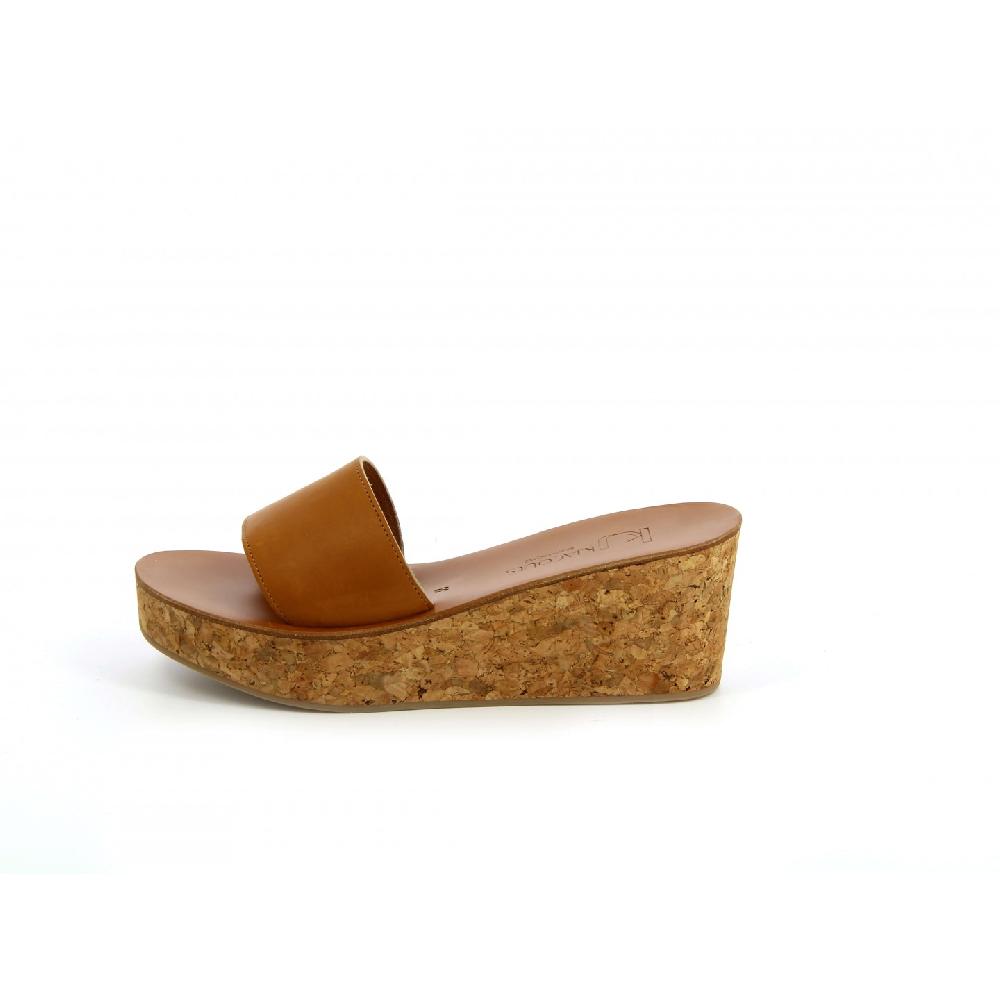 K.JACQUES KIRIELLE Sandales Compensées Cuir Pul Naturel