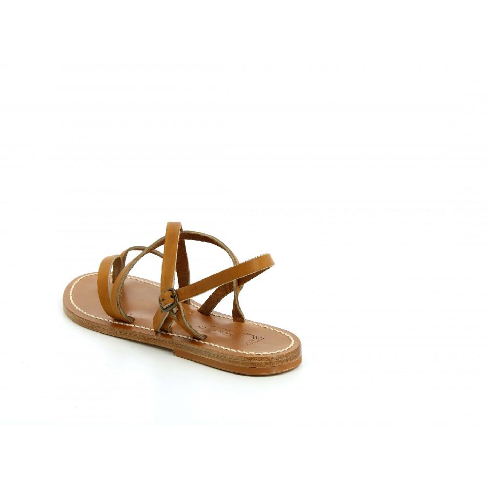 K.JACQUES MARATHON Sandales Plates Cuir Pul Naturel