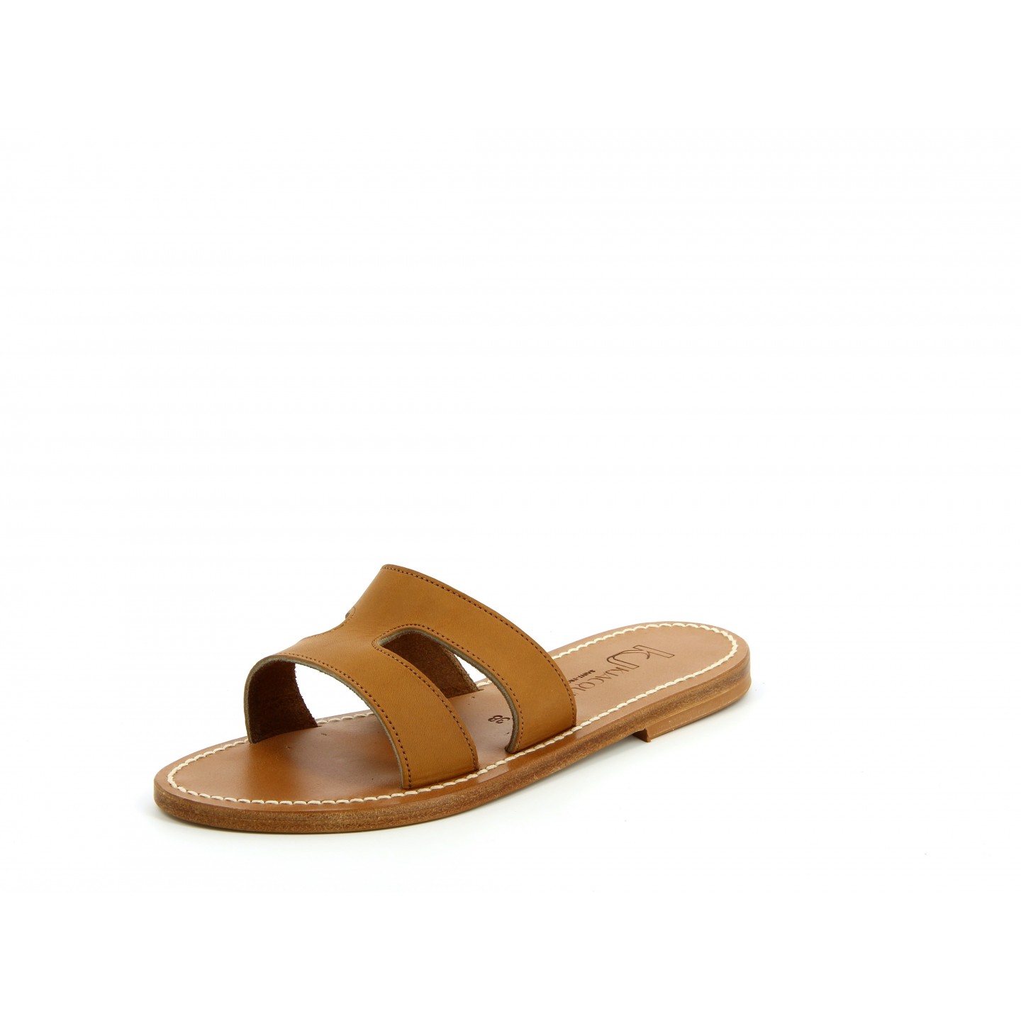 K.JACQUES MENANDRE Sandales plates Cuir Pul Naturel