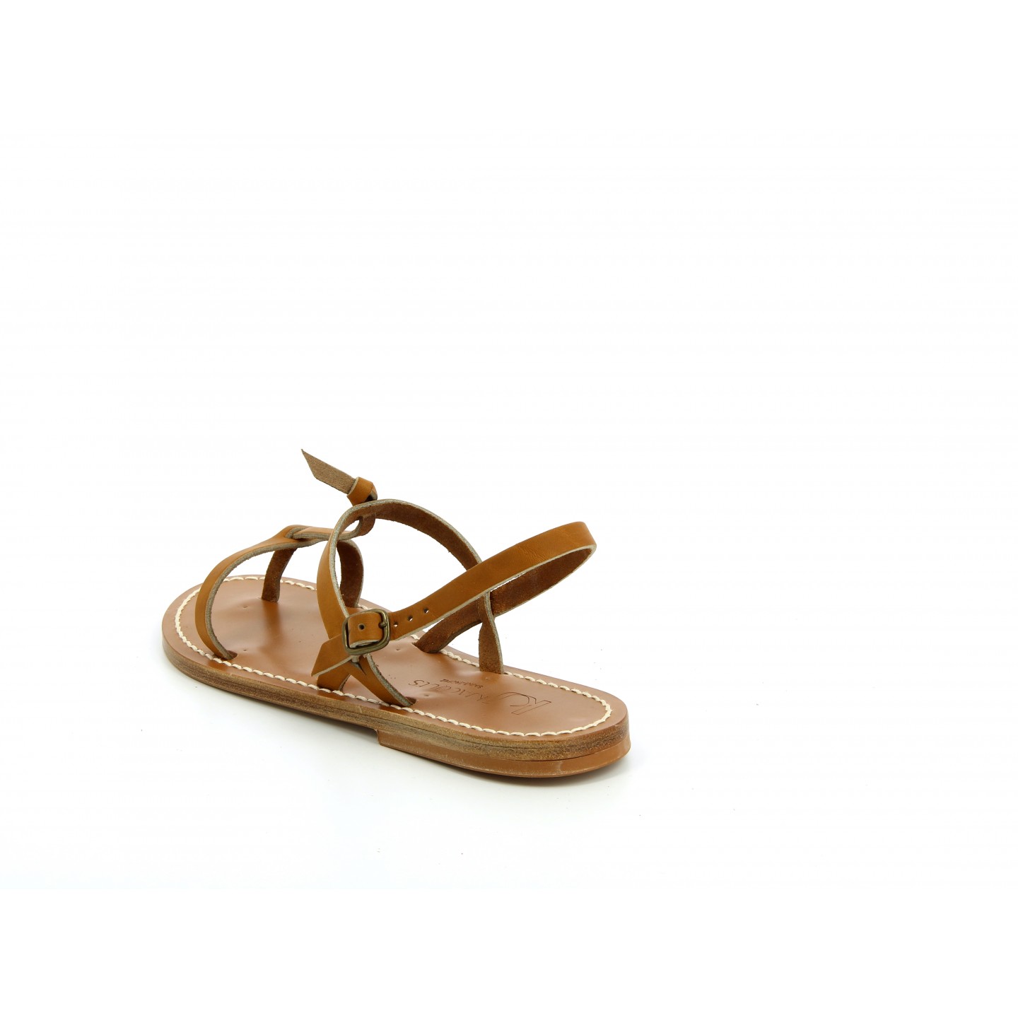 K.JACQUES VIOLETTA Sandales Plates Cuir Pul Naturel