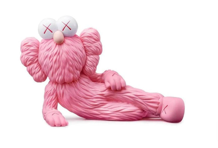 k.olin tribu Sculpture BFF TIME OFF PINK by KAWS