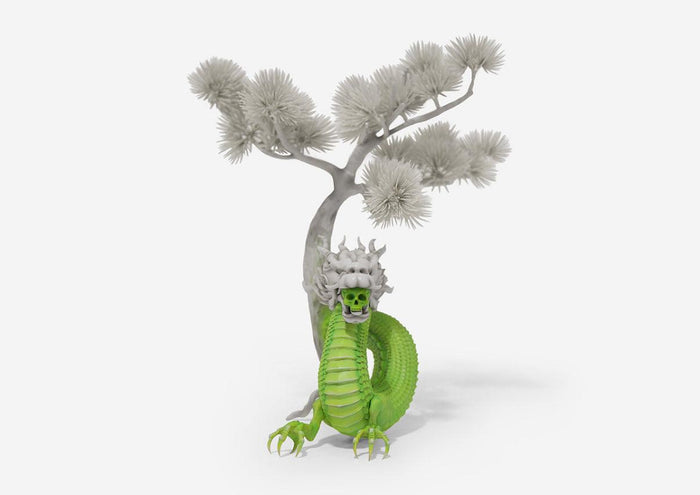 K.olin Tribu Sculpture Dragon Tree By LUDO