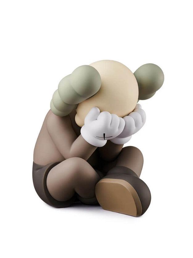 K.olin Tribu Sculpture SEPARATED BROWN By KAWS
