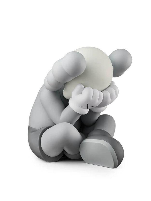 K.olin Tribu Sculpture SEPARATED GREY By KAWS