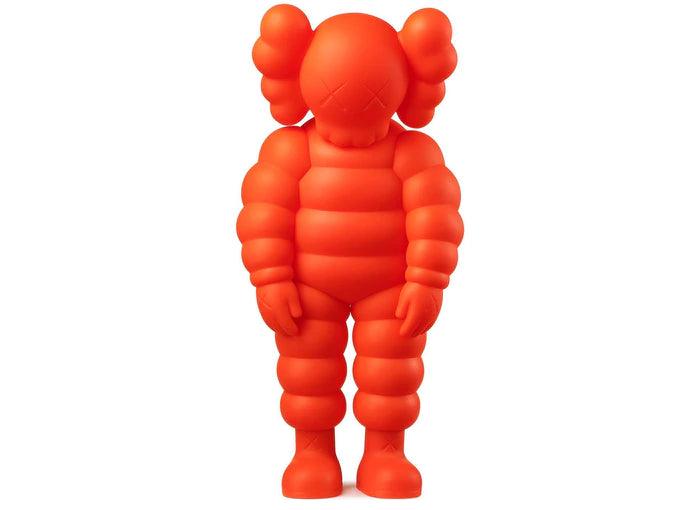 k.olin tribu Sculpture WHAT PARTY ORANGE by KAWS