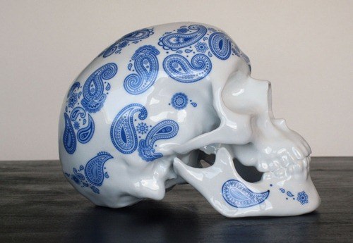 k.olin tribu Skull Cashmere Blue by NooN