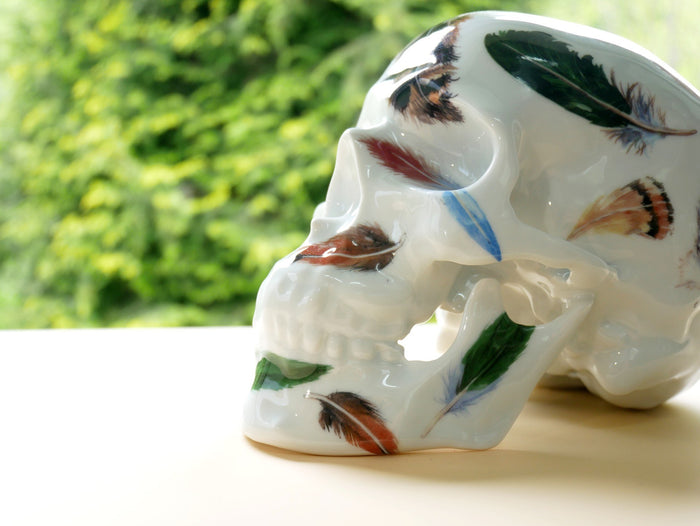 k.olin tribu skull feathers by NooN