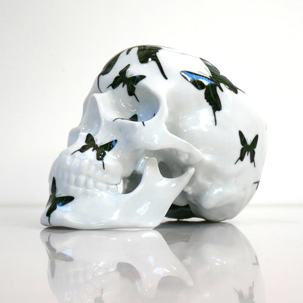 k.olin tribu Skull Green Butterfly by NooN