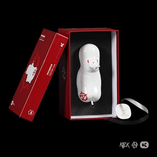 K.olin Tribu Potamus Red Anarchy By Frank Kozik & K.Olin Tribu