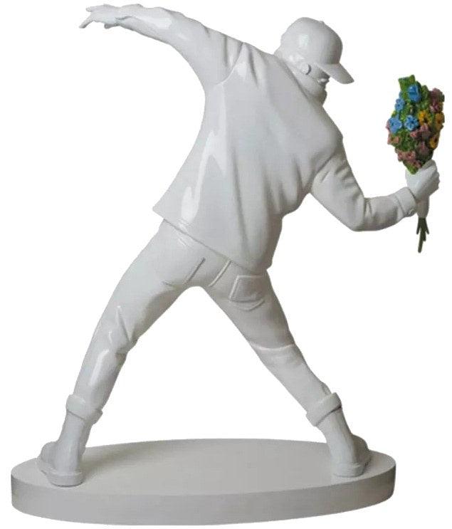 K.olin Tribu Sculpture 3FT Flower Bomber Sculpture Inspired By Banksy X Medicom