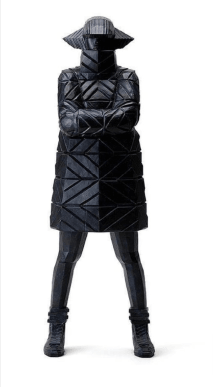 k.olin tribu Sculpture B-GIRL DOWN JACKET BLACK by TAKU OBATA