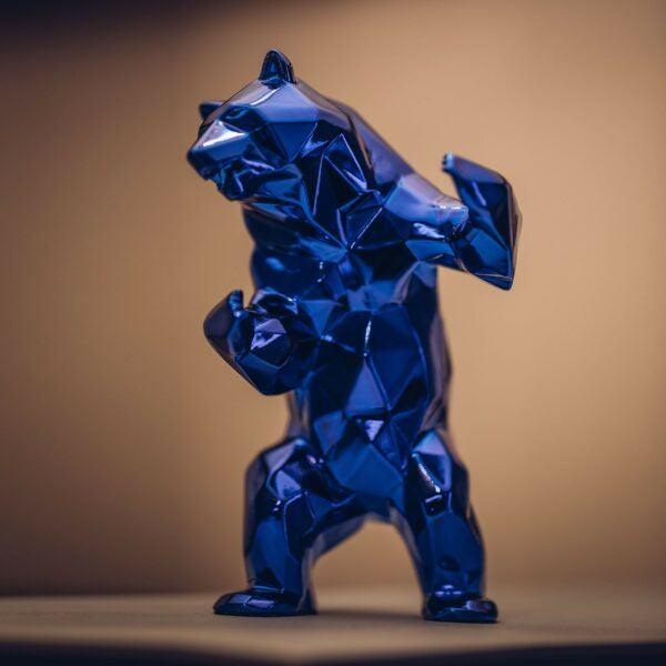 k.olin tribu Sculpture Bear Spirit Blue Edition by Richard Orlinski