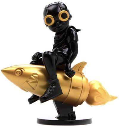 k.olin tribu Sculpture BEYOND THE BEYOND BLACK GOLD by Hebru Brantley