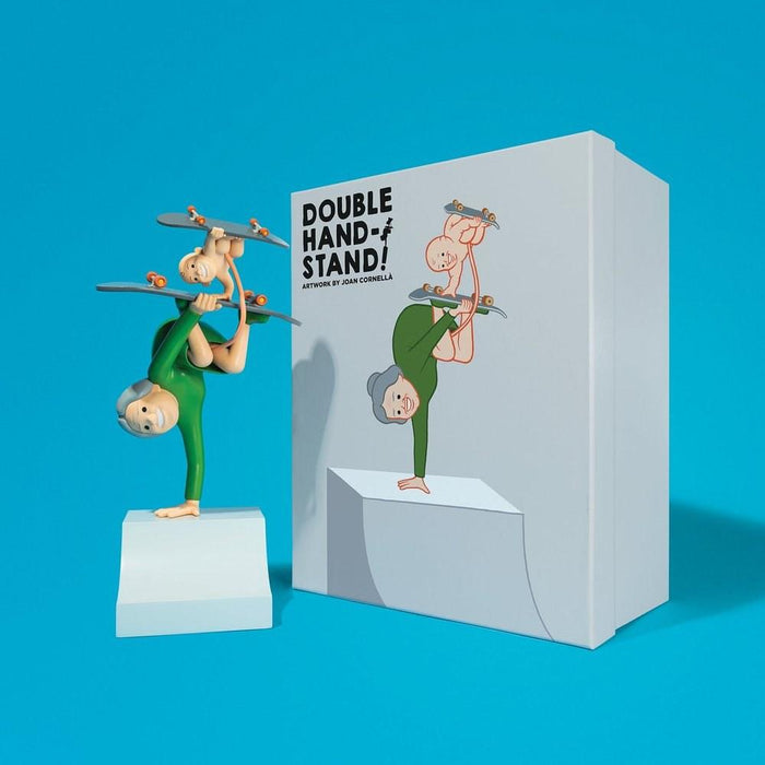 K.olin Tribu Sculpture DOUBLE HANDSTAND (GREEN) By JOAN CORNELLA