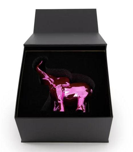 K.olin Tribu Sculpture ELEPHANT SPIRIT Pink Edition By Richard Orlinski