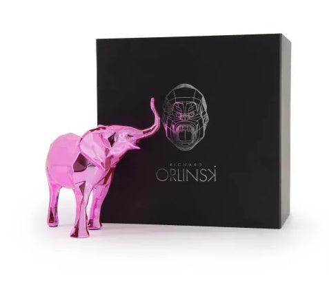 K.olin Tribu Sculpture ELEPHANT SPIRIT Pink Edition By Richard Orlinski