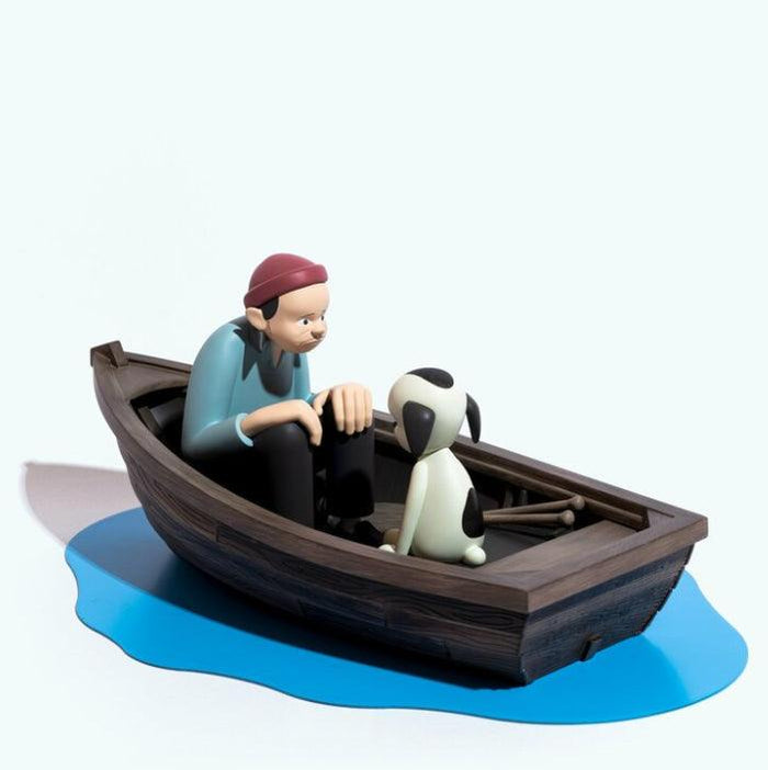 k.olin tribu Sculpture FACING THE CURRENT by YUSUKE HANAI