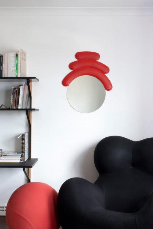 K.olin Tribu Sculpture FRIEND MIRROR RED By JOSH SPERLING