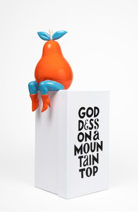 k.olin tribu Sculpture GODDESS ON A MOUNTAIN TOP by PARRA