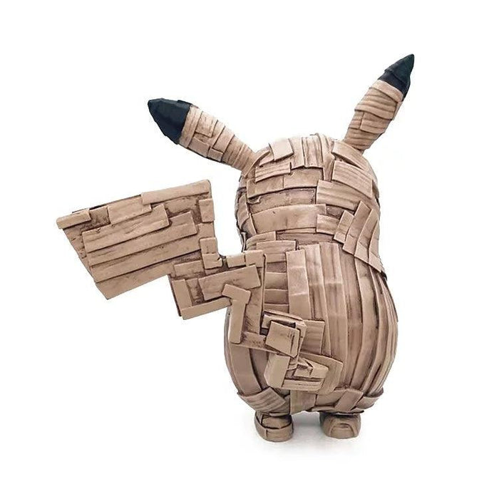 K.olin Tribu Sculpture Gotta Catch All Your Data Figure Brown By Laurence Vallieres