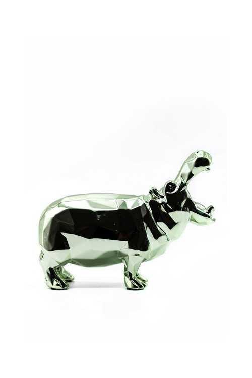 K.olin Tribu Sculpture Hippo Spirit Green Edition By Richard Orlinski