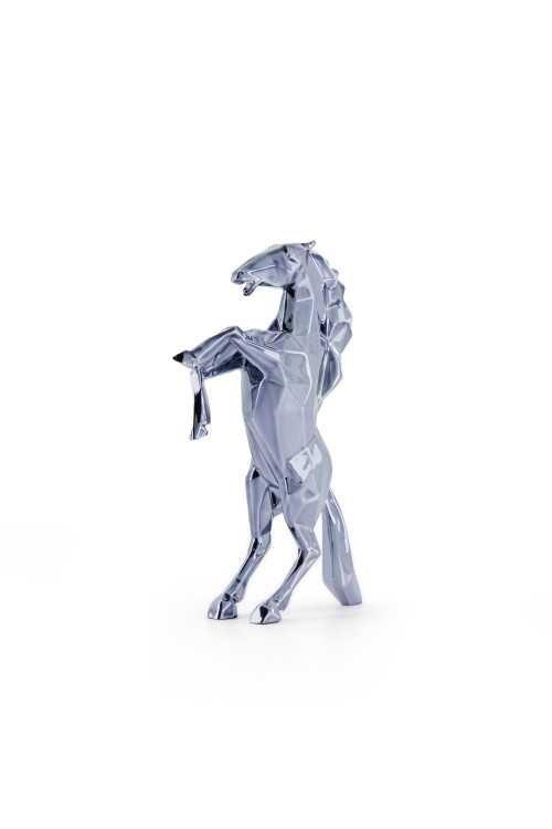k.olin tribu Sculpture Horse Spirit Pearl Grey Edition by Richard Orlinski