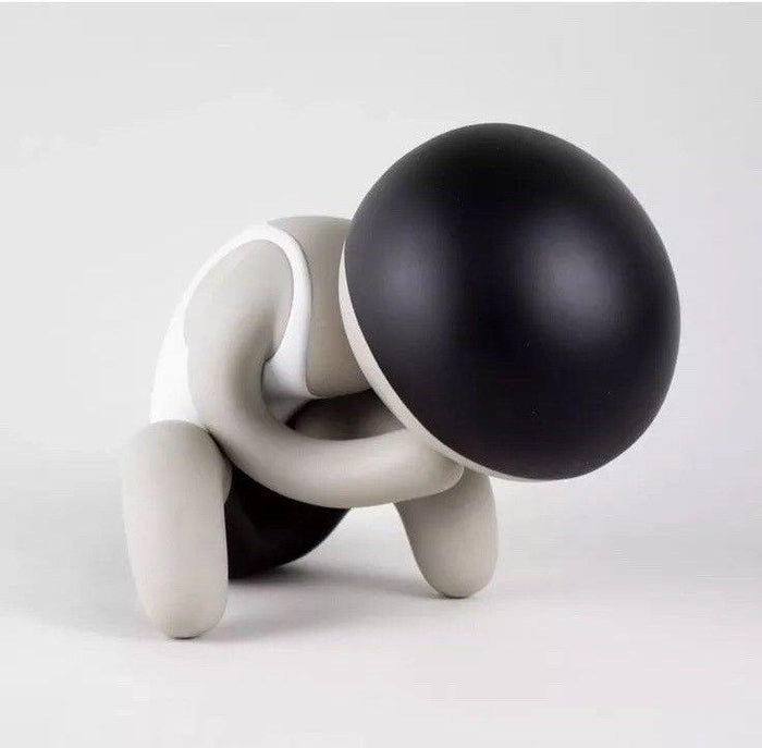 K.olin Tribu Sculpture LONELY BOY GAREY THE THIRD By MIKE LEE