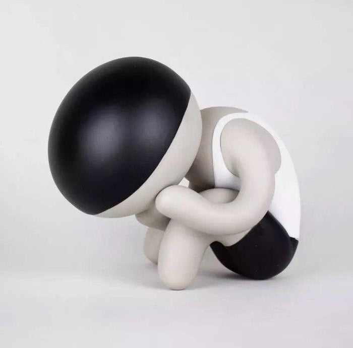 k.olin tribu Sculpture LONELY BOY GAREY THE THIRD by MIKE LEE