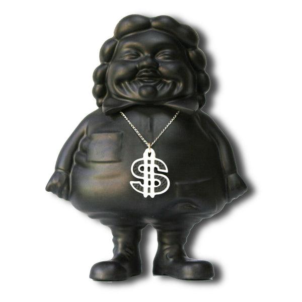 k.olin tribu Sculpture Mc Supersized Black by Ron English