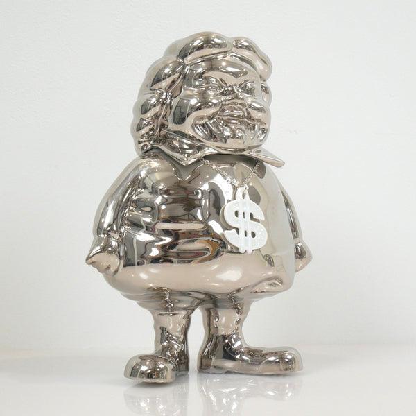 K.olin Tribu Sculpture Mc Supersized Platinum By Ron English