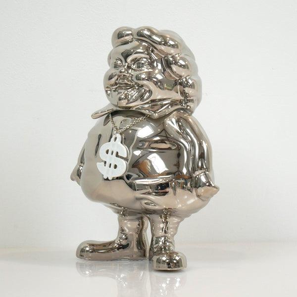 K.olin Tribu Sculpture Mc Supersized Platinum By Ron English