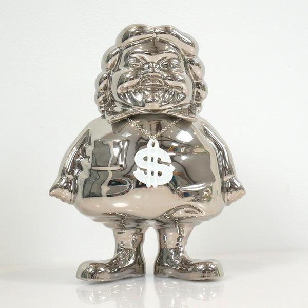 k.olin tribu Sculpture Mc Supersized Platinum by Ron English