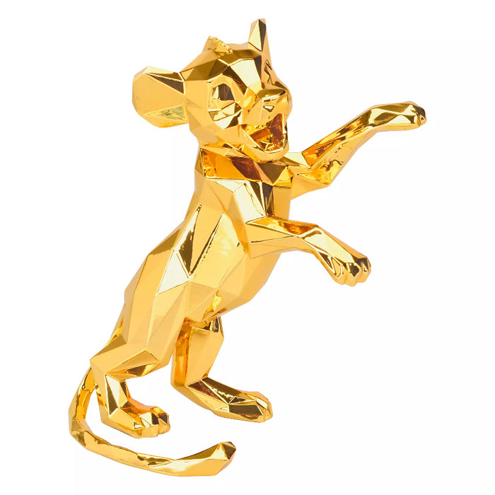 K.olin Tribu Sculpture Or Simba By Richard Orlinski