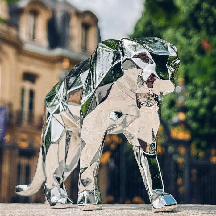 K.olin Tribu Sculpture Panther Spirit Silver Edition By Richard Orlinski