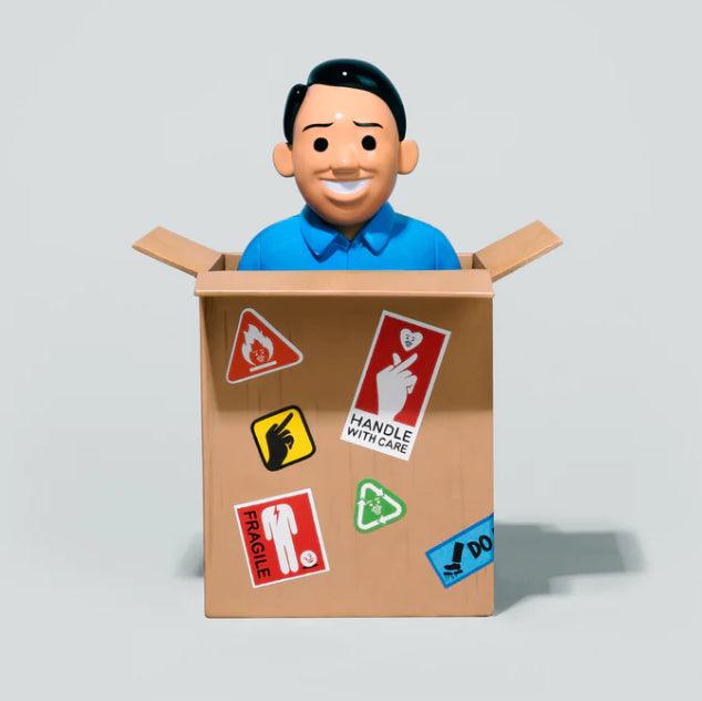 k.olin tribu Sculpture SEND YOURSELF NOWHERE by JOAN CORNELLA