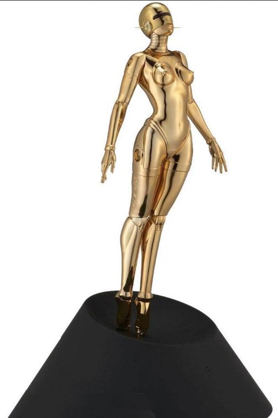 k.olin tribu Sculpture SEXY ROBOT FLOATING GOLD by HAJIME SORAYAMA