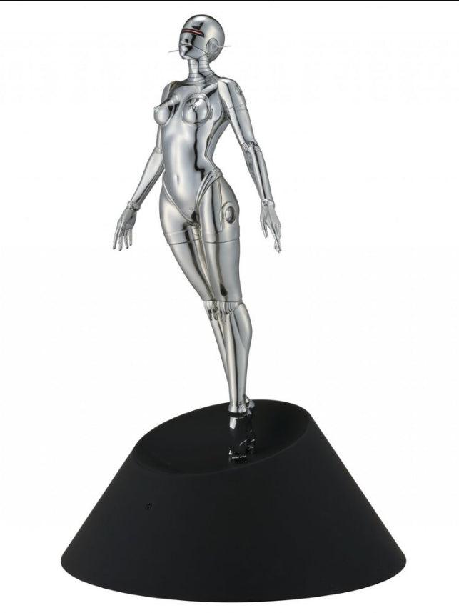 k.olin tribu Sculpture SEXY ROBOT FLOATING SILVER by HAJIME SORAYAMA