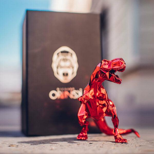k.olin tribu Sculpture T REX Spirit Red Edition by Richard Orlinski