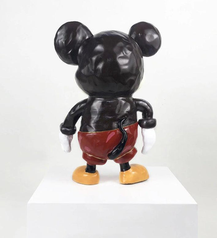 K.olin Tribu Sculpture What’s Up Bronze Mickey Sculpture By Katherine Bernhardt