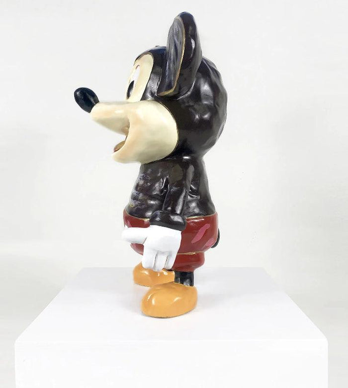K.olin Tribu Sculpture What’s Up Bronze Mickey Sculpture By Katherine Bernhardt