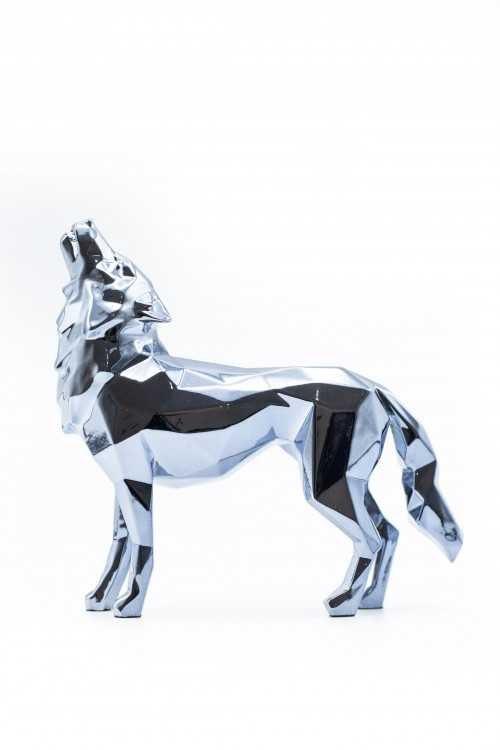 k.olin tribu Sculpture WOLF Spirit Grey Edition by Richard Orlinski
