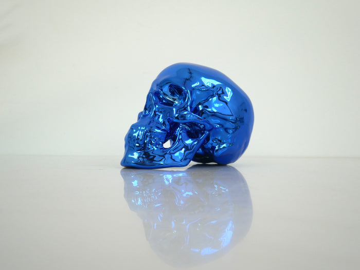K.olin Tribu Skull Blue Chrome Porcelain By NooN SIGNED