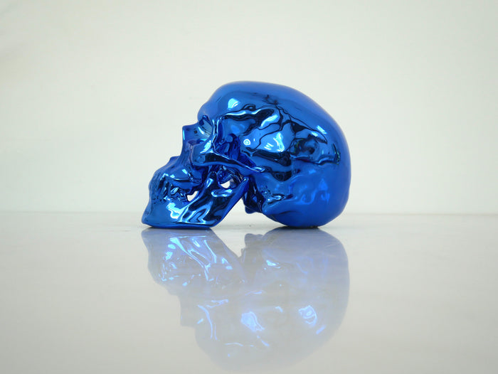 K.olin Tribu Skull Blue Chrome Porcelain By NooN SIGNED