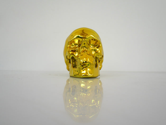 K.olin Tribu Skull Yellow Chrome Porcelain By NooN SIGNED