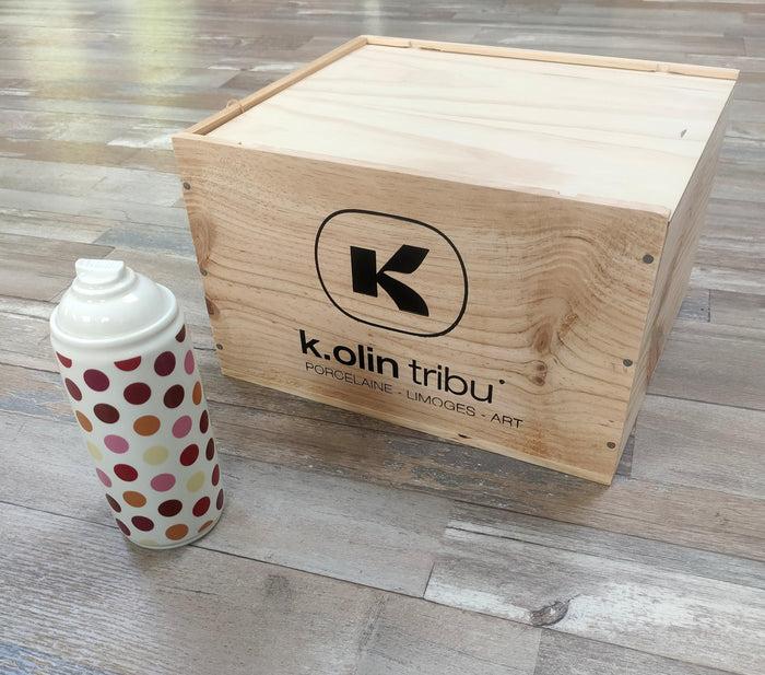 K.olin Tribu Spray Paint Polka Dot Porcelain By NooN