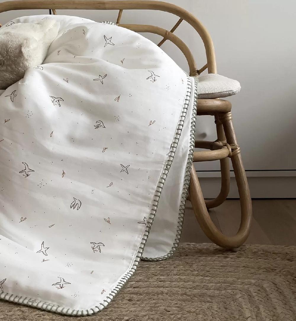 Kadolis Couverture Naissance Matelassée L'Envolée 75x100cm